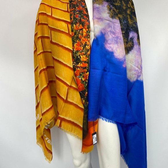 New Authentic Louis Vuitton Brick Road Stole Scarf Virgil Abloh - Picture 12 of 12